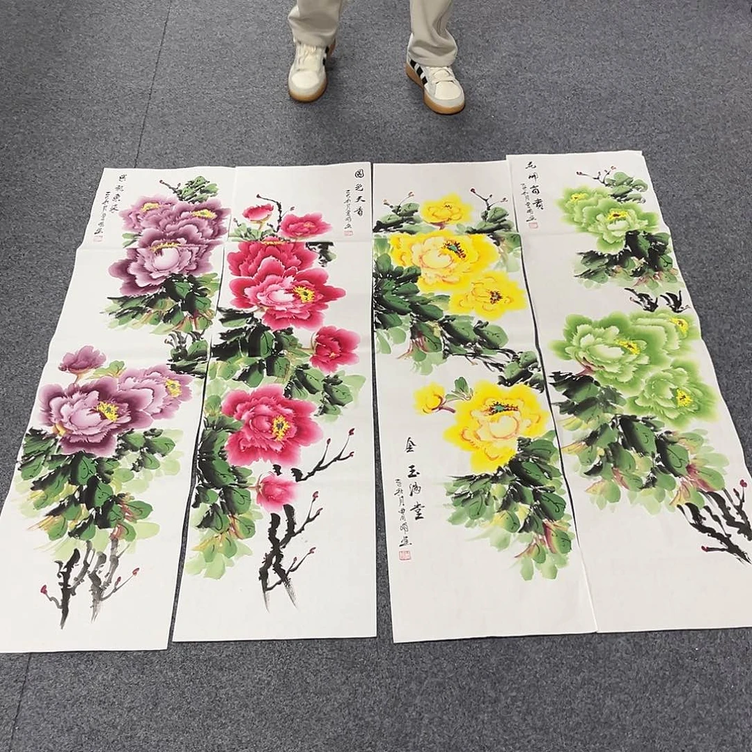 国画国画老师手绘作品