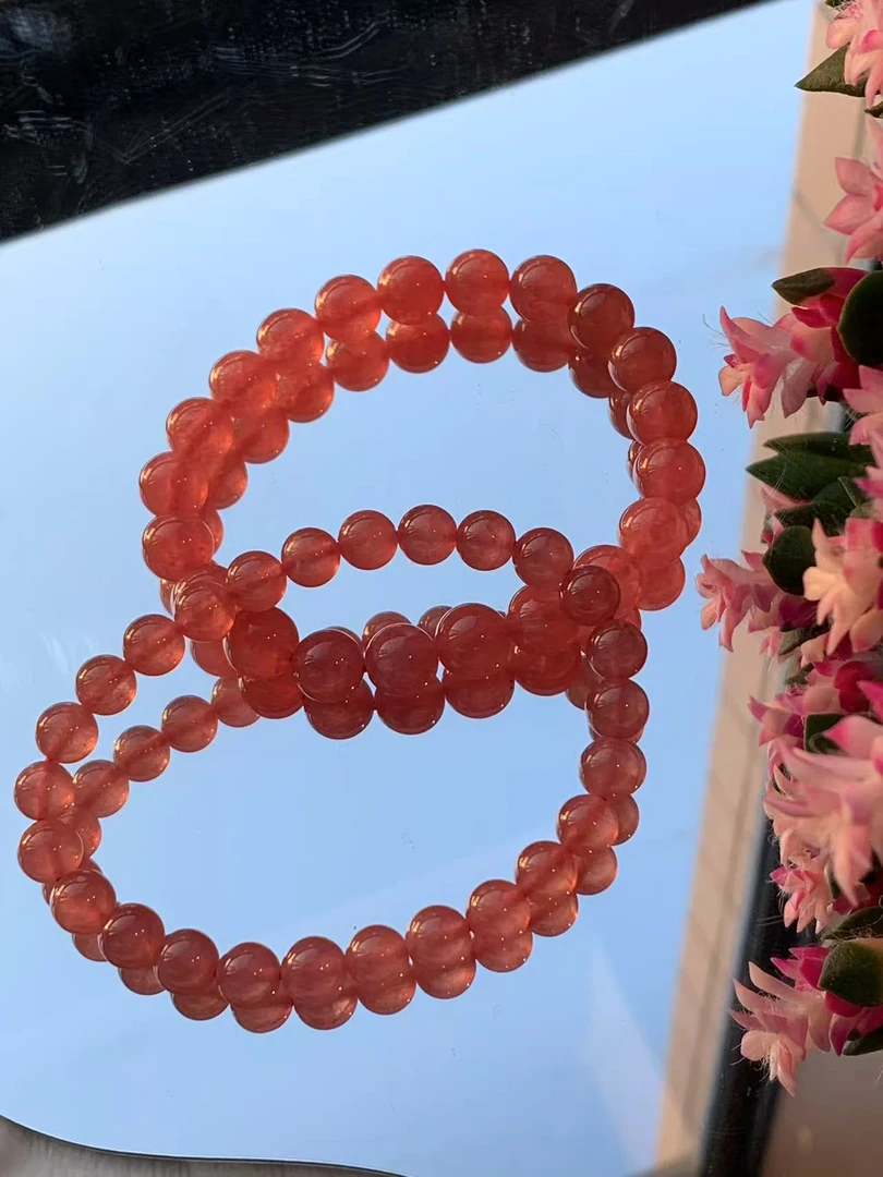 《一号链接》可塘天然彩宝水晶手串源头工厂店请移步直播间挑选美货