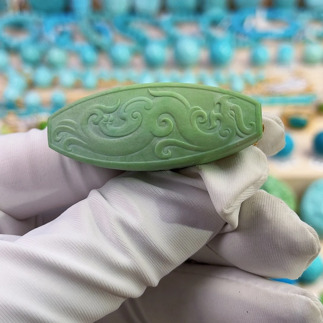 未镶嵌绿松石珠宝奇石