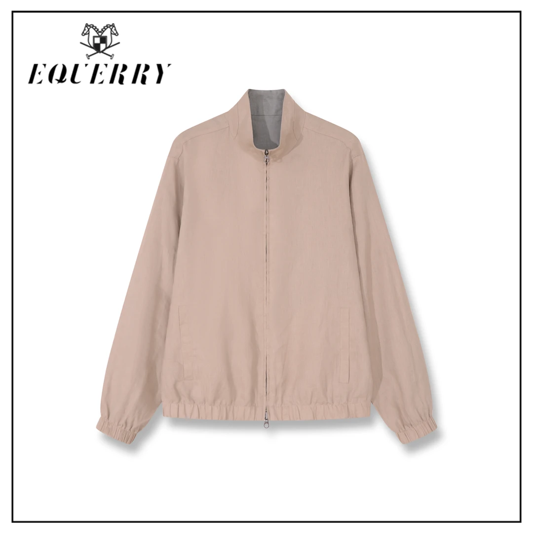 【潘文青专属】EQ男装TimeFossil永恒100法国雨露麻双面夹克-J424