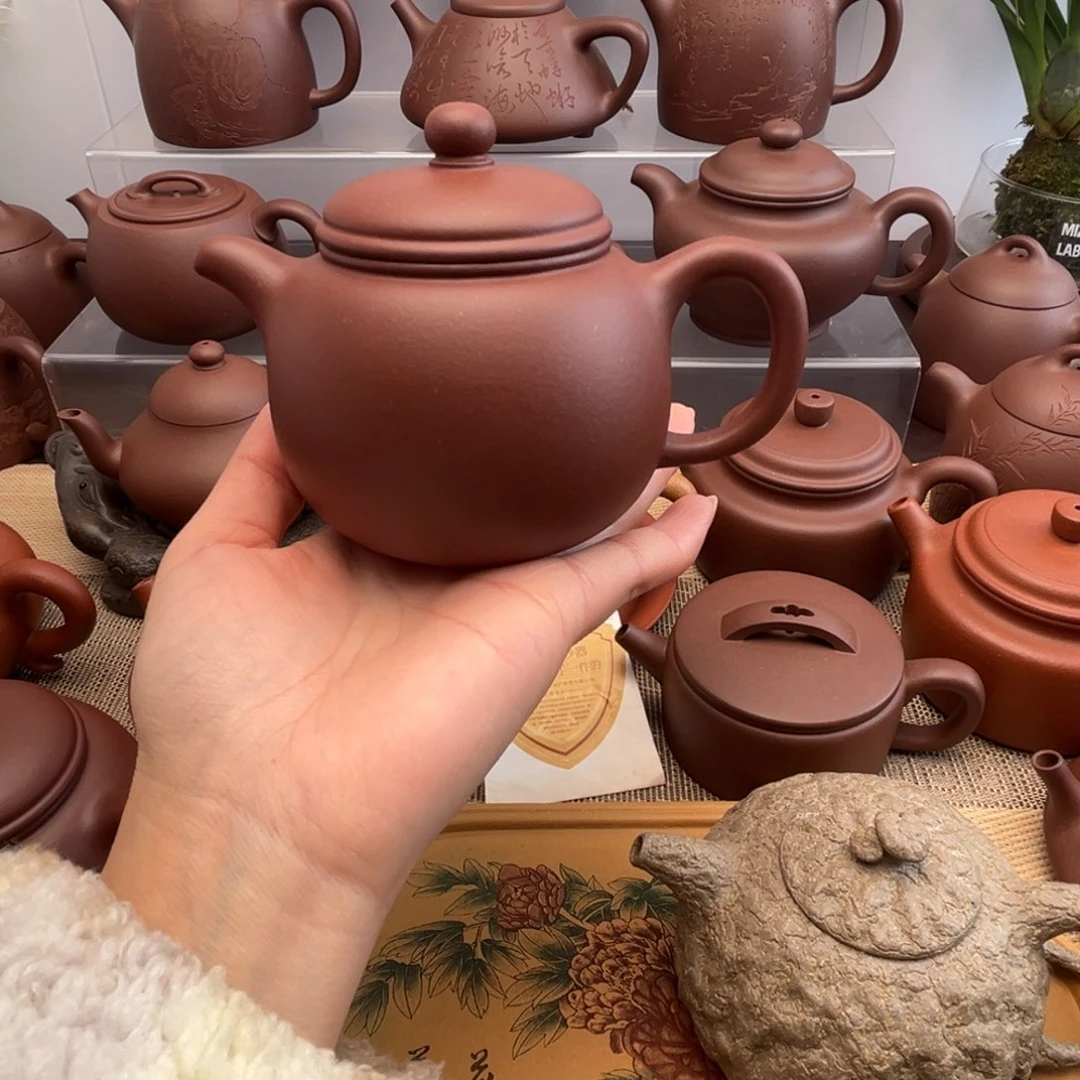 紫砂茶壶紫泥匏尊壶260cc