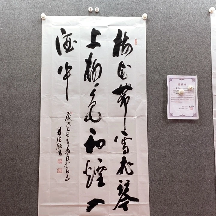 书法书法作品多次参加全国