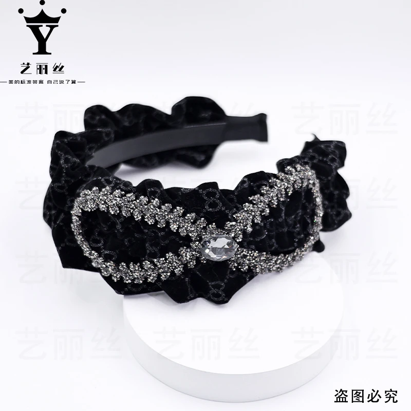 艺丽丝 巴黎王妃 [麦芒] 新春款法式复古丝绒褶皱发箍YL800