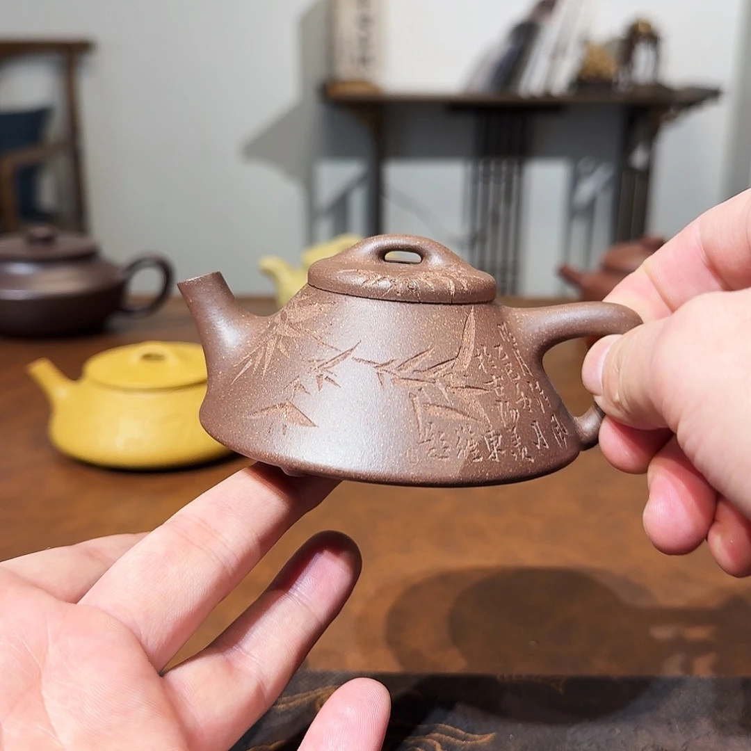 前***行茶壶紫砂原矿紫砂壶