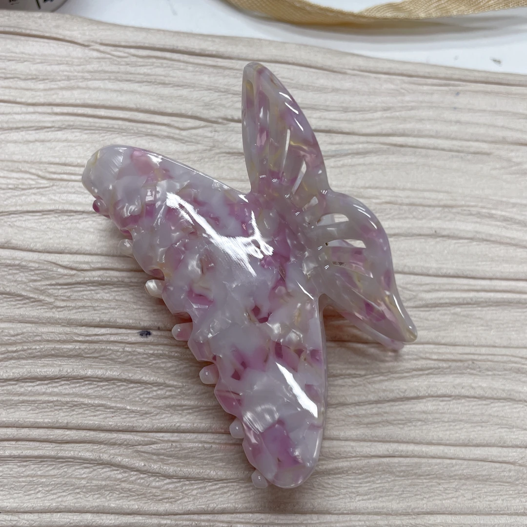 15144 紫色蝴蝶 醋 抓夹