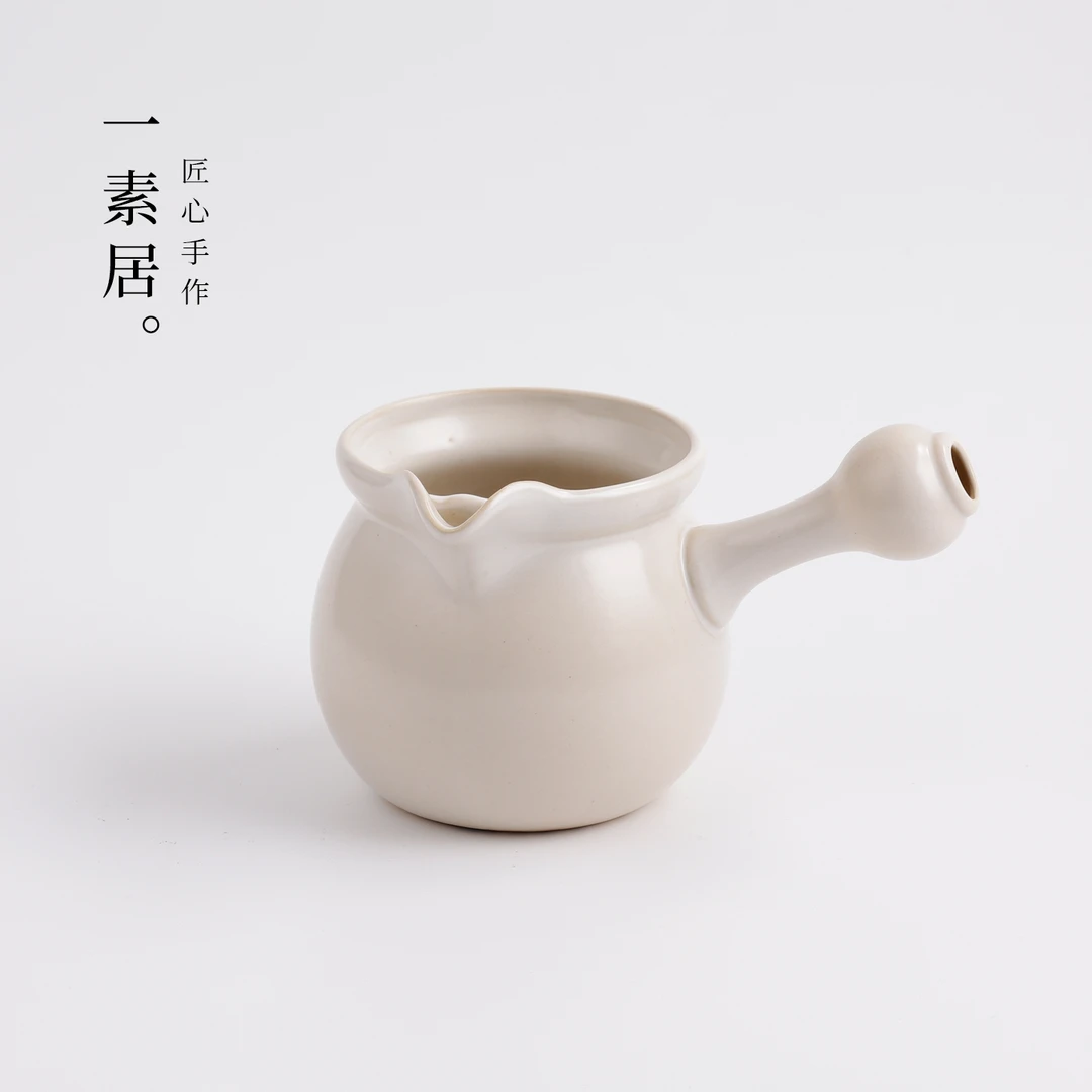 新款草木灰侧把壶罐罐茶陶壶带过滤围炉烤奶茶罐可明火电陶炉煮茶