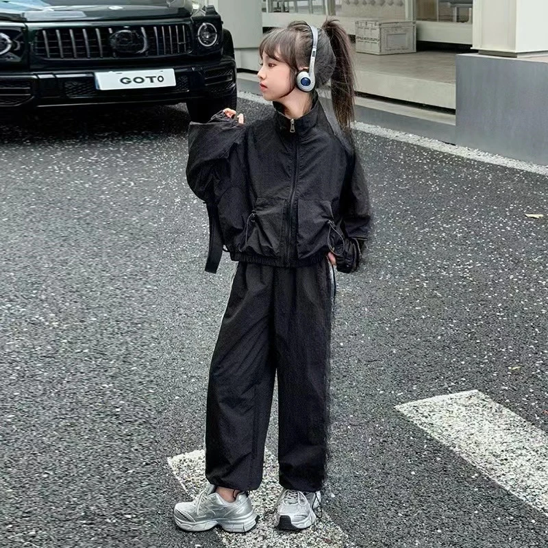 儿童2025春季新款时尚洋气休闲百搭套装B0243