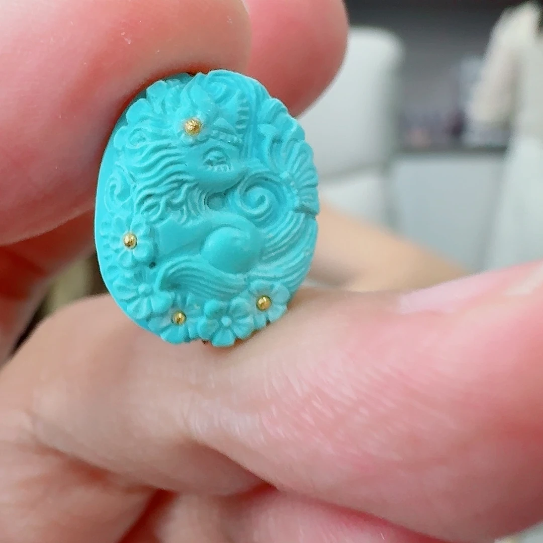 未镶嵌绿松石珠宝奇石