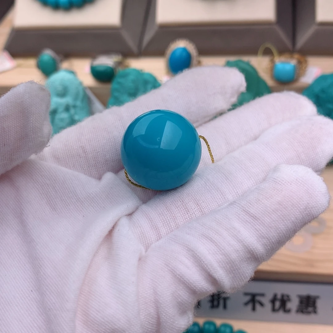 未镶嵌绿松石珠宝奇石若*
