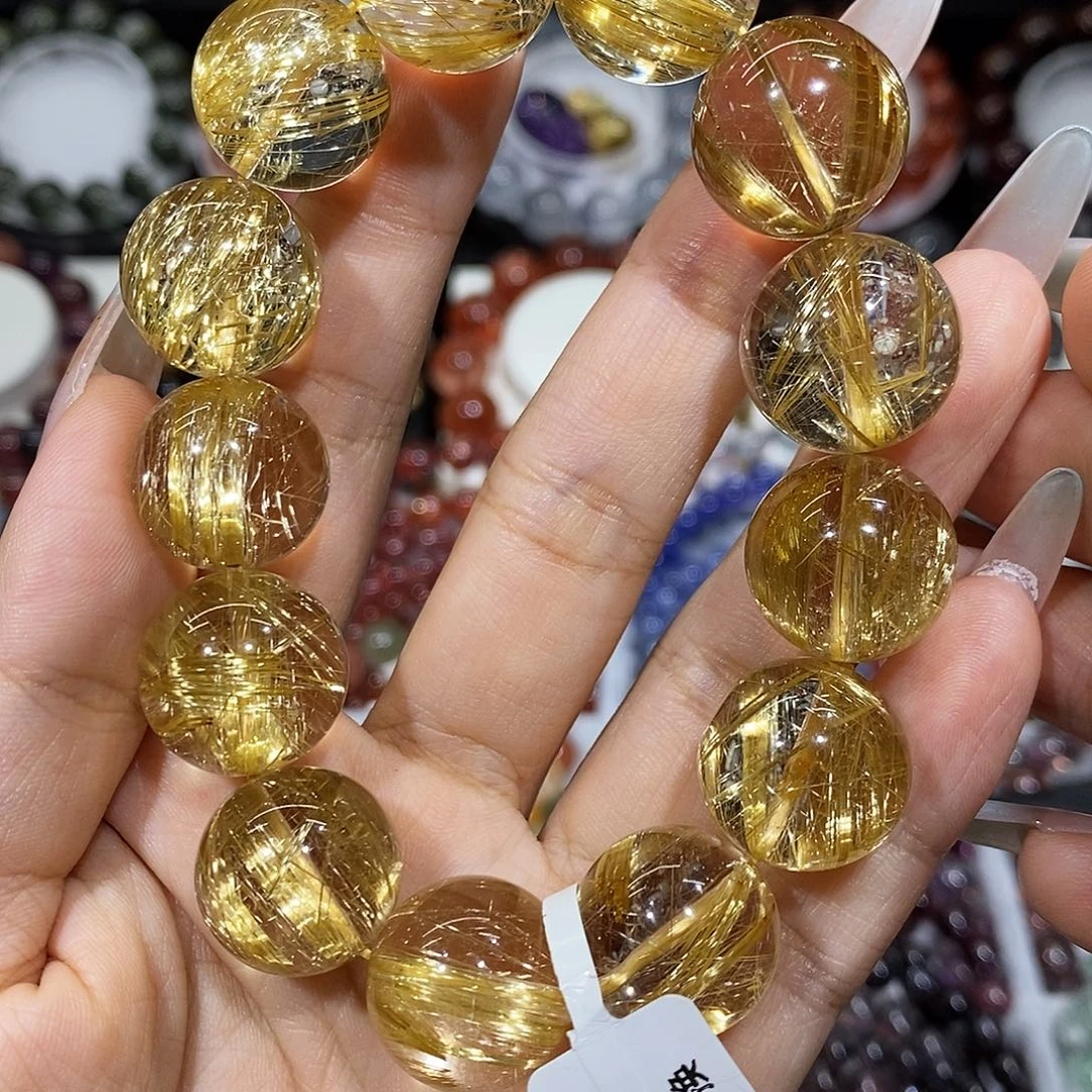 手串未镶嵌水晶金发晶17