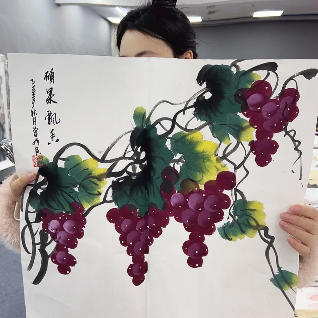 国画事事顺心如意万事如意