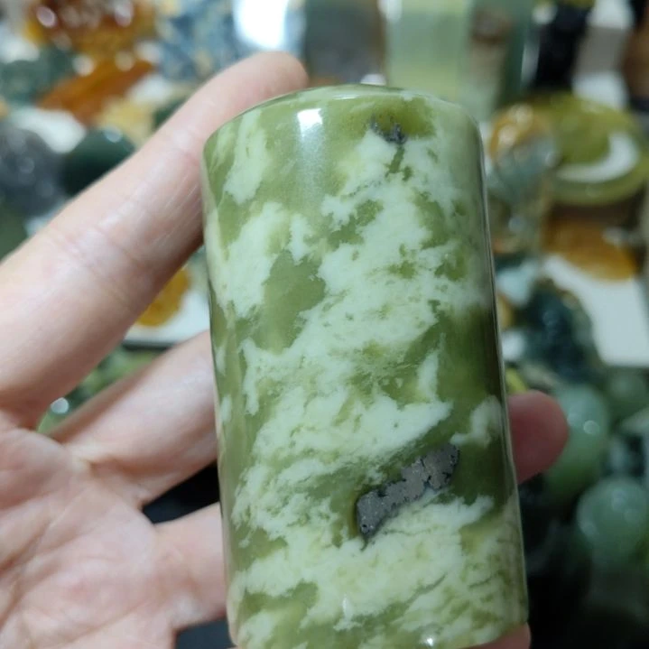 岫玉未镶嵌手把件款式