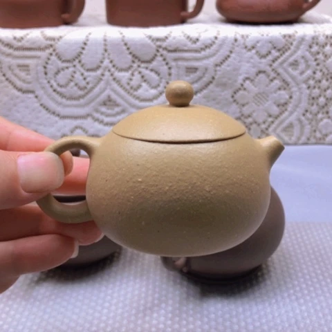 紫砂茶壶特价梨皮绿泥