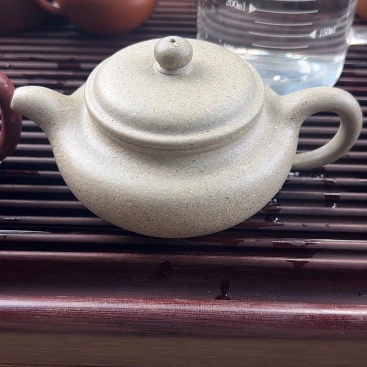 茶壶紫砂青段精工仿古200cc