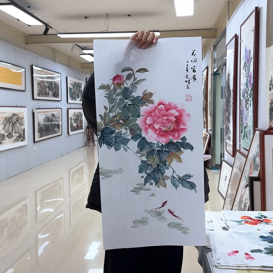 国画国画作品多次