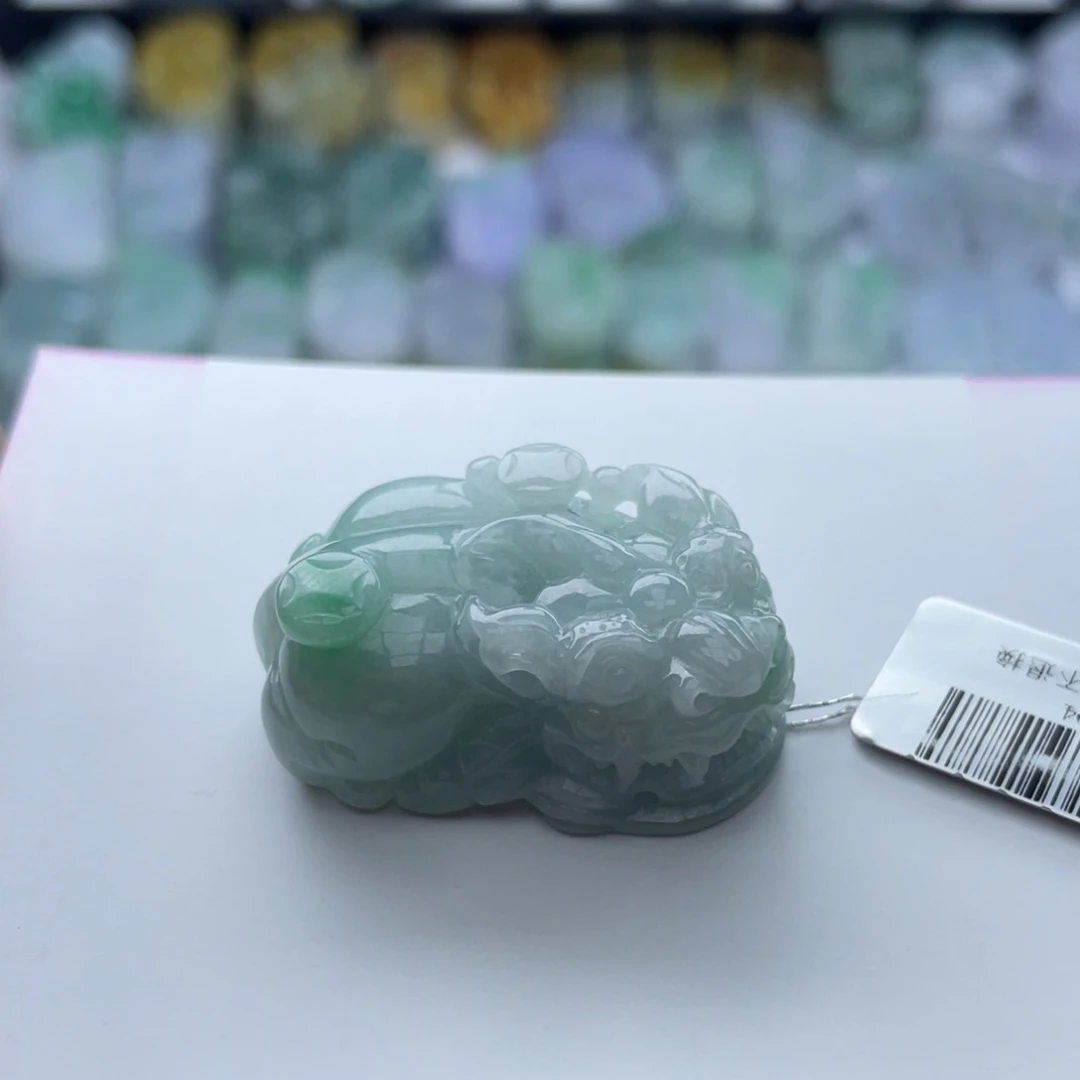 翡翠颈饰未镶嵌貔貅