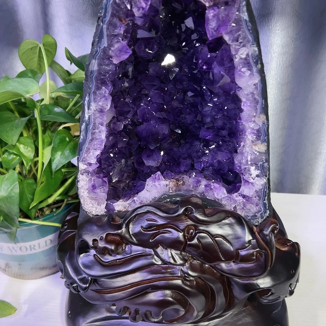 紫晶未镶嵌大型摆件（非配饰）