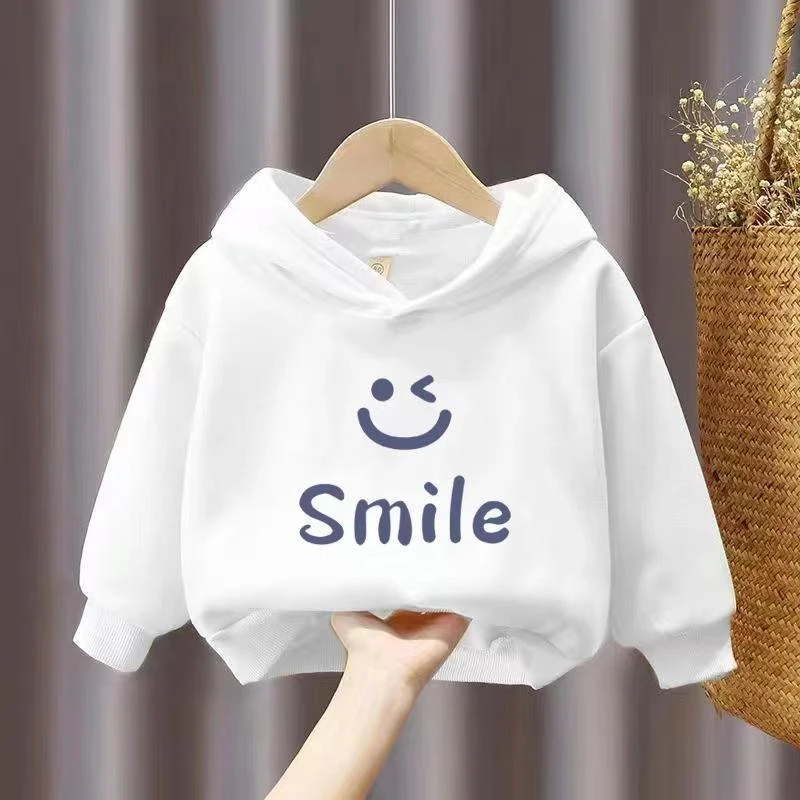 FAVMARTHA洋派春秋季新款连帽运动衫百搭小孩童装男女通用打底衫