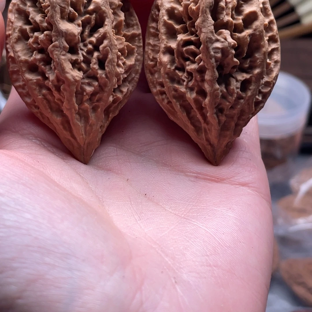 文玩核桃把件楸刀鱼33