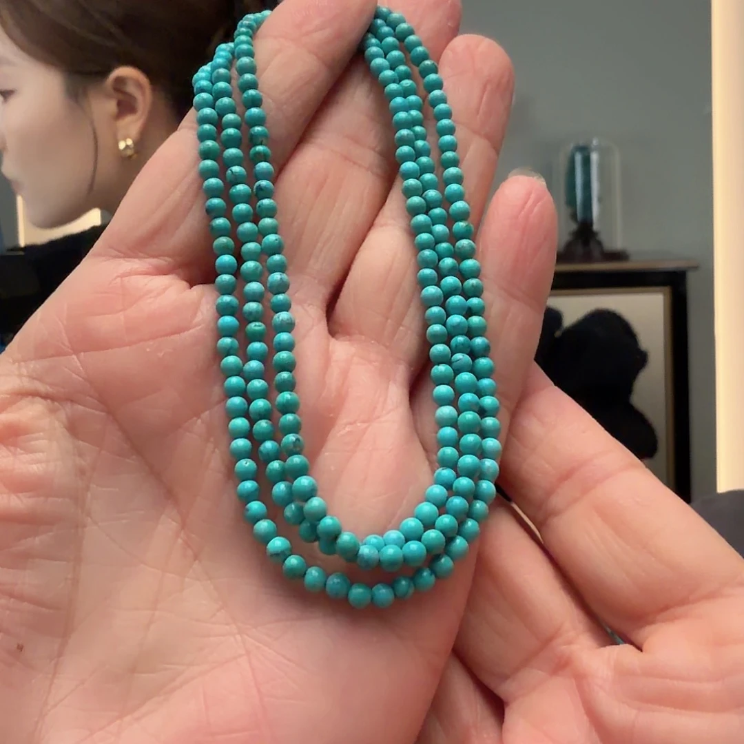 绿松石未镶嵌颈饰