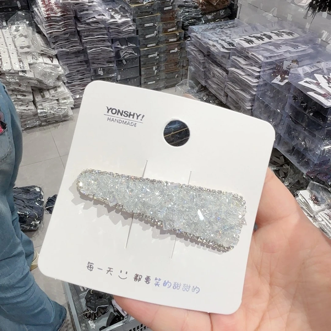 皮质铁合金发饰发夹