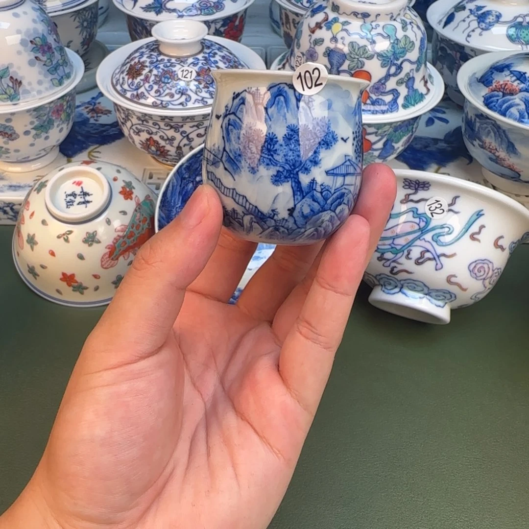彦祖纯手工手绘茶具102
