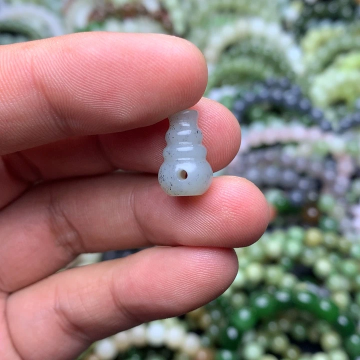 和田玉未镶嵌手串开播福利 青花三通