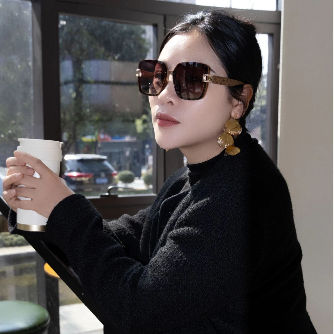 虞美人墨镜女韩版显脸小大框防晒防紫外线百搭太阳镜ins高级感