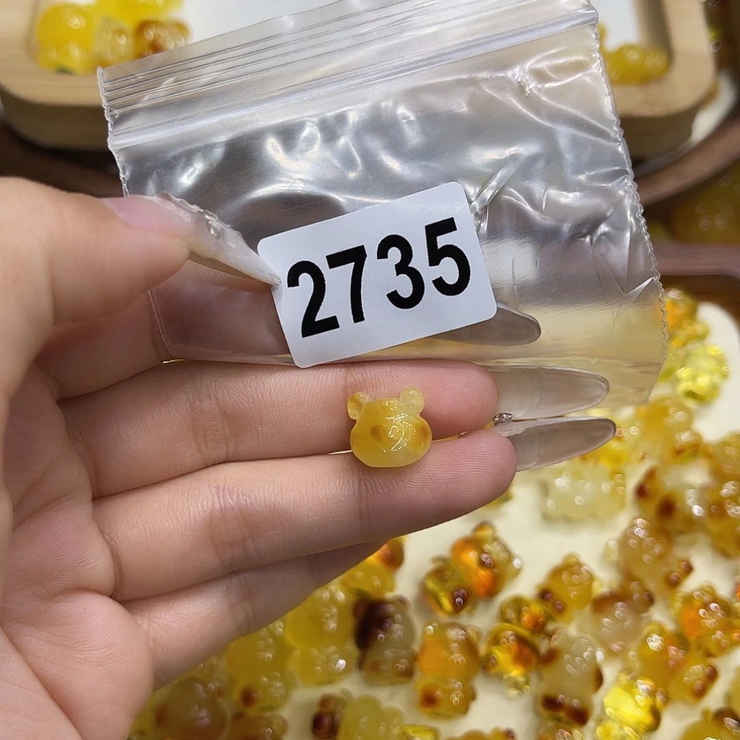 琥珀未镶嵌珠宝奇石