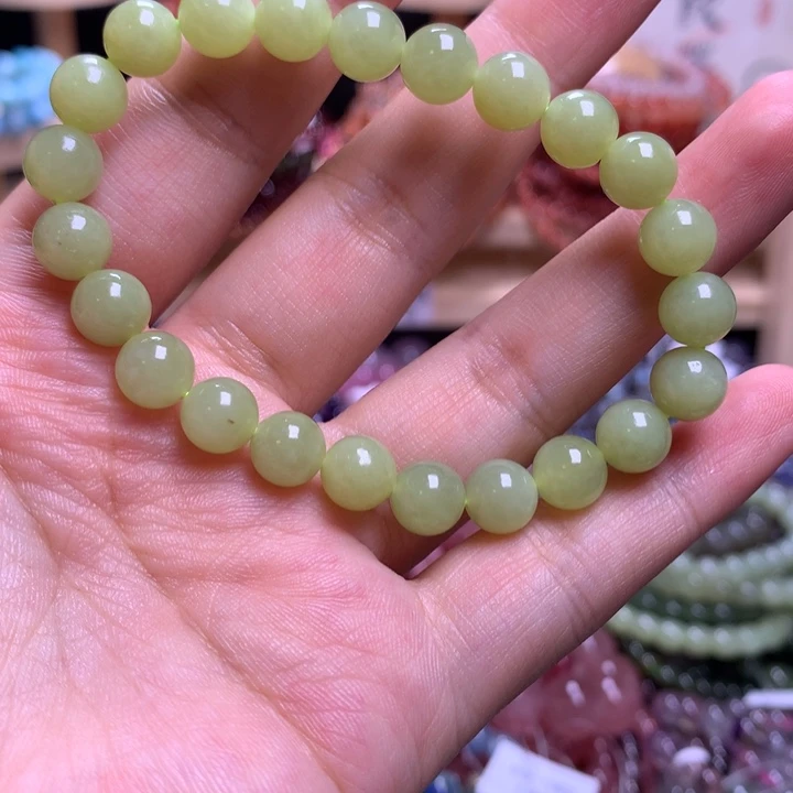 手串未镶嵌和田玉8黄口