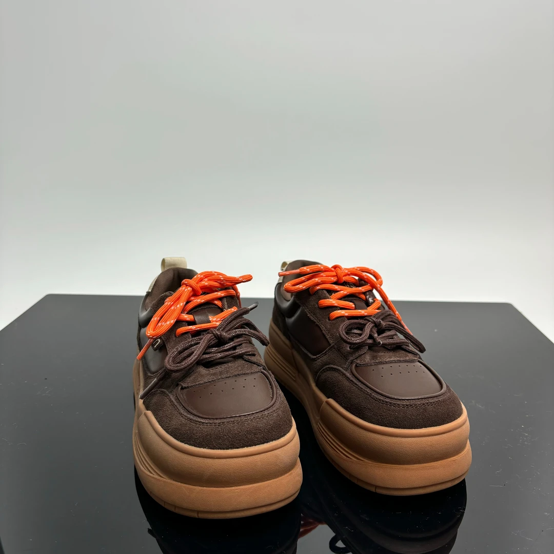 复古韩版2025春季新款个性百搭潮流时尚休闲松糕女鞋 44239