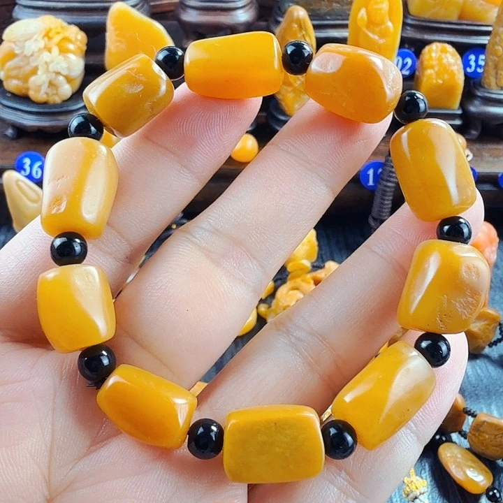 田黄石田黄石手串