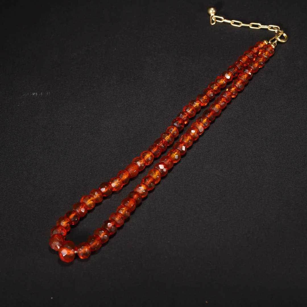 Lot03 清代 琥珀项链