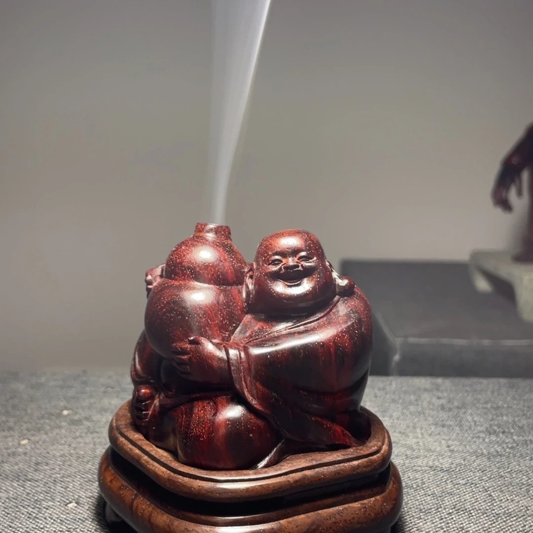 我***光木印度小叶紫檀弥勒