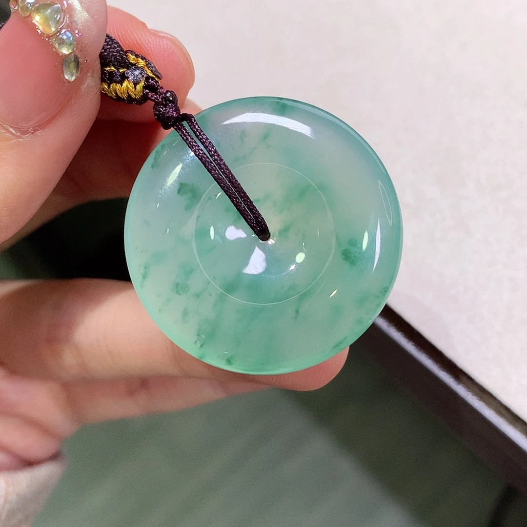翡翠未镶嵌颈饰31.1-6.2