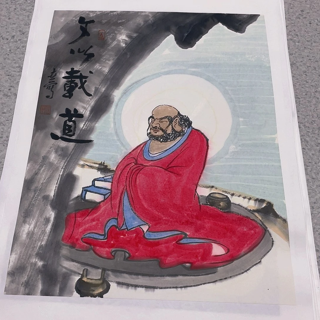 国画1.4平尺纯手绘国画作品