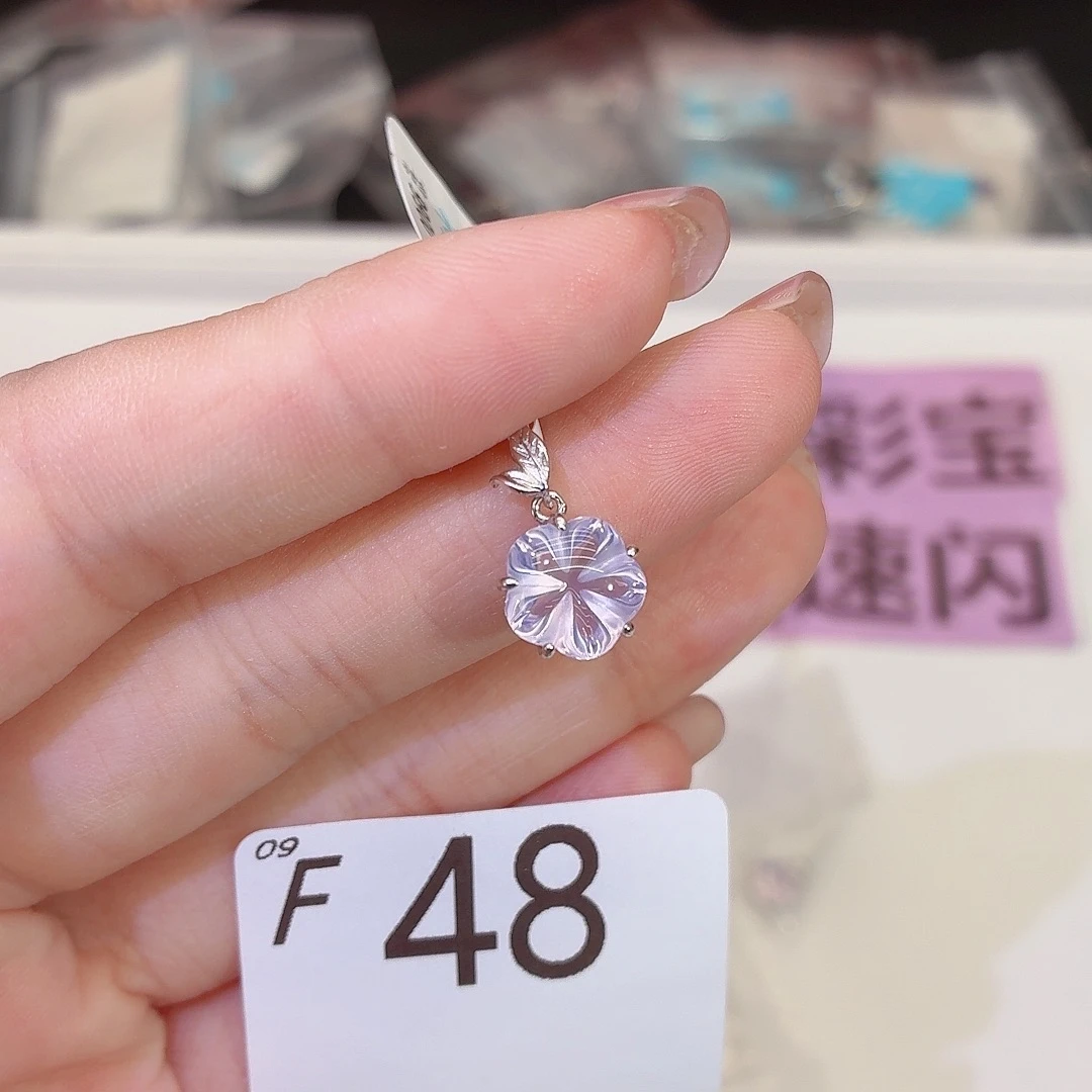 银S925镶嵌水晶珠宝半成品
