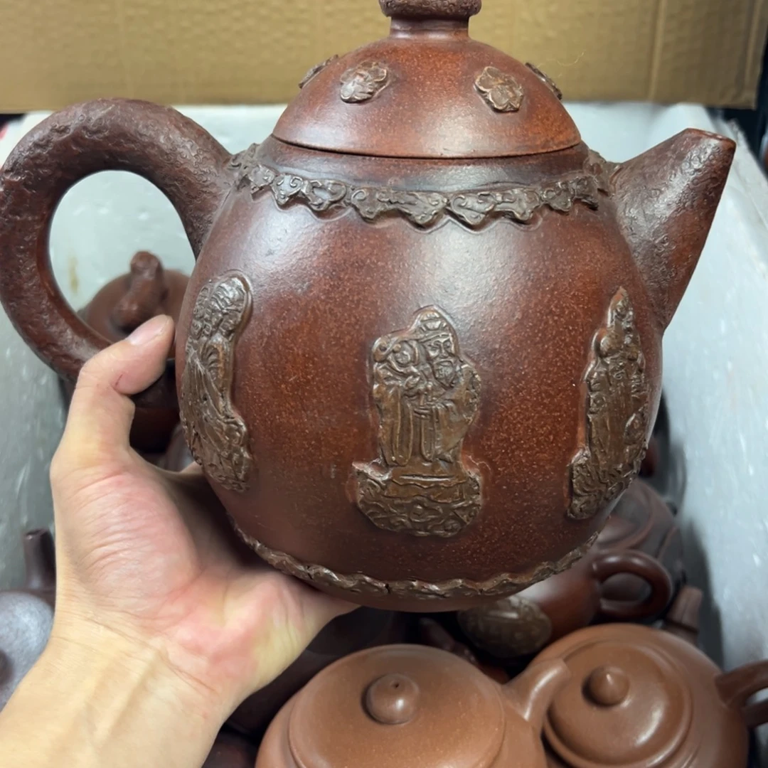 茶壶紫砂宜兴原矿紫砂壶1800毫升容量