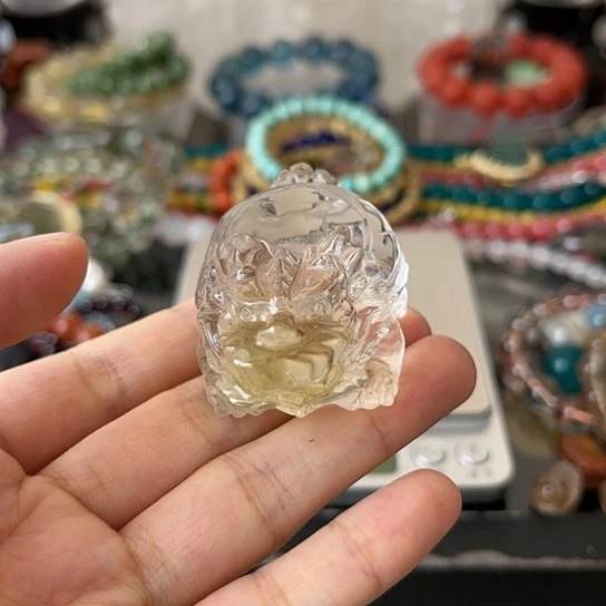 水晶矿坑未镶嵌摆件