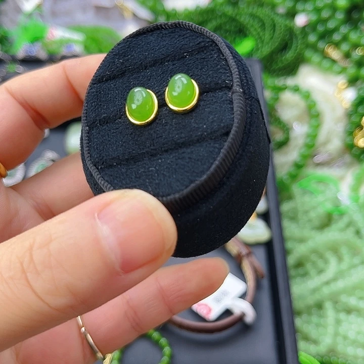 和田玉银S925镶嵌颈饰