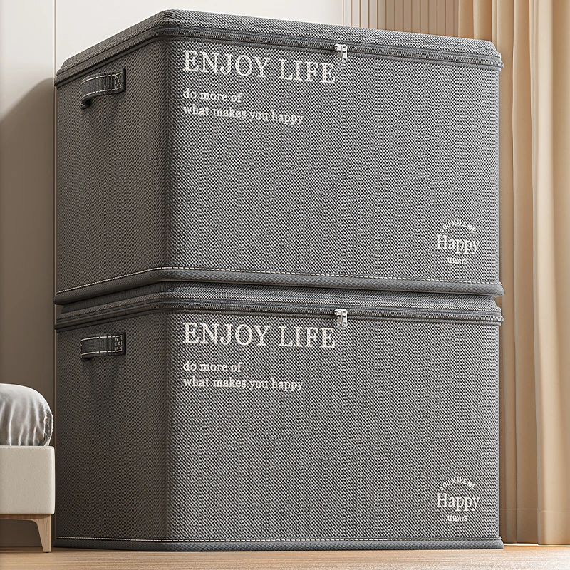 百年正和衣服收纳箱家用大号折叠整理大容量宿舍衣柜被子筐袋箱子