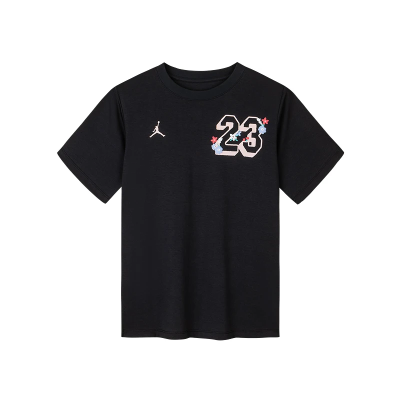 AIR JORDAN儿童童装T恤运动休闲百搭纯棉圆领男童短袖JDG-TE-F032