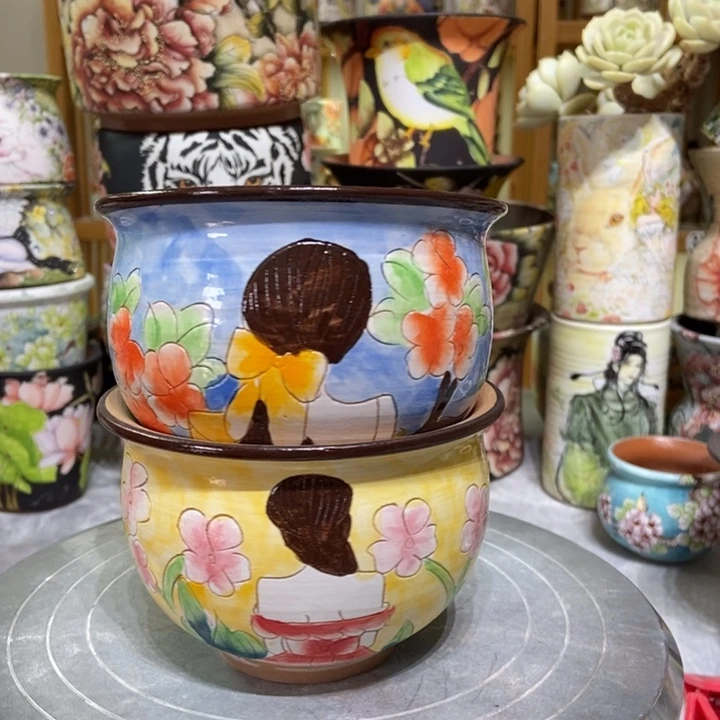 景德镇艺术手绘作品