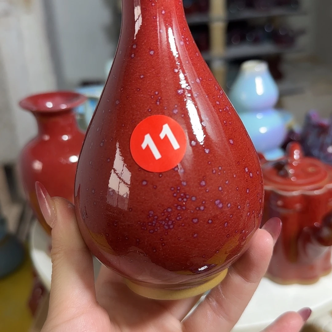 摆件陶郑家钧窑摆件