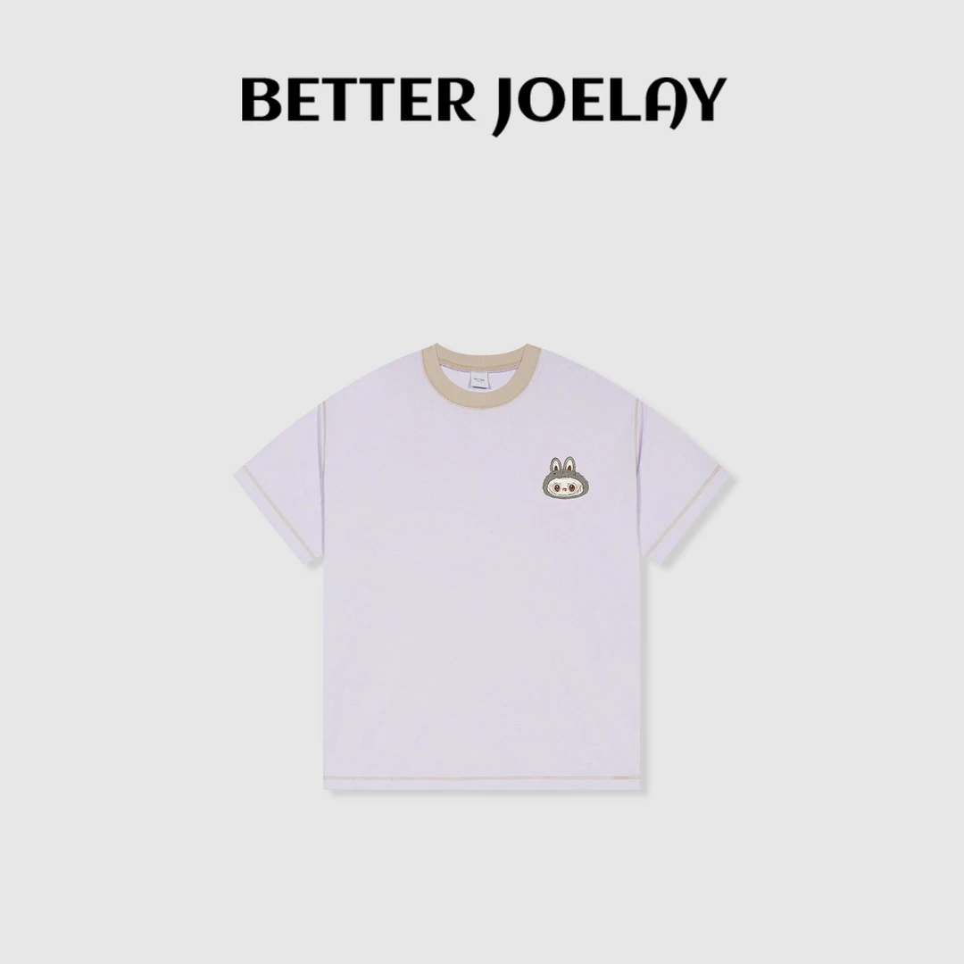 （直播）BETTER JOELAY-【活力洋溢】时尚宽松卡通短袖T恤休闲ZZ3801