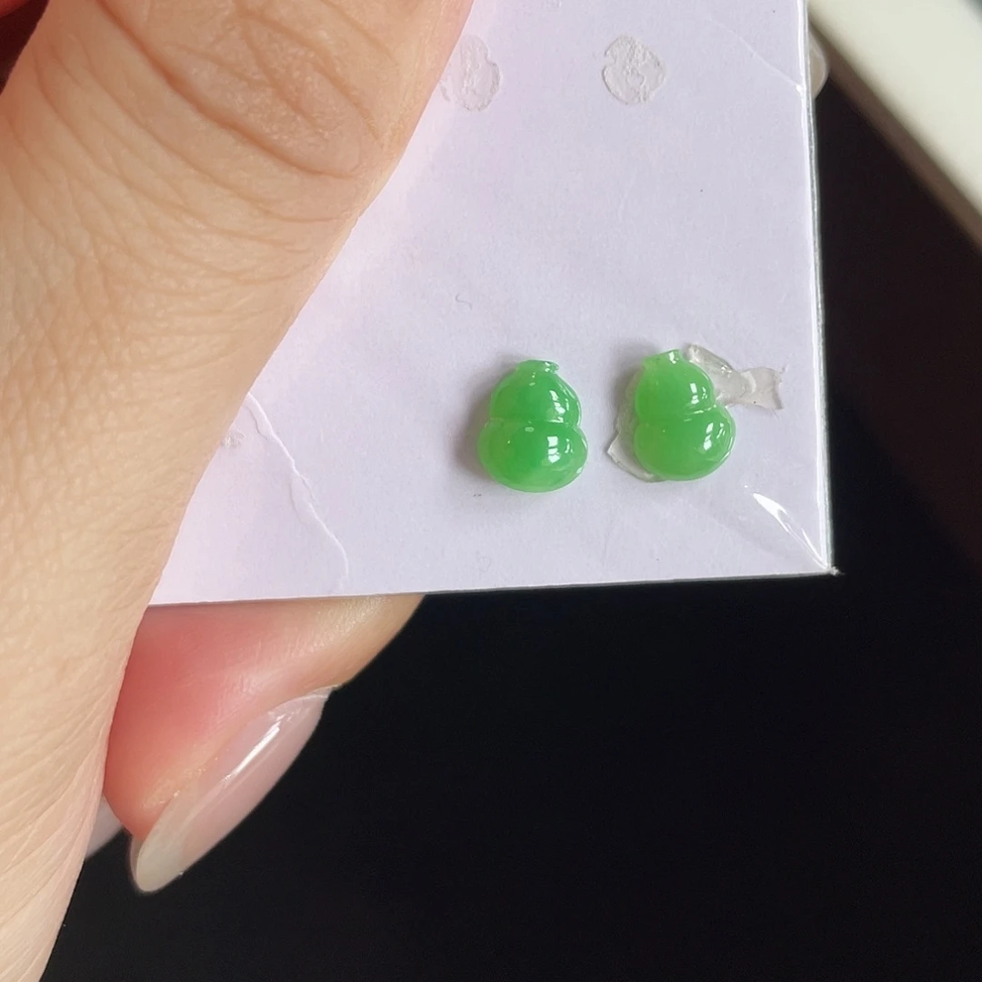 翡翠未镶嵌耳饰11111111