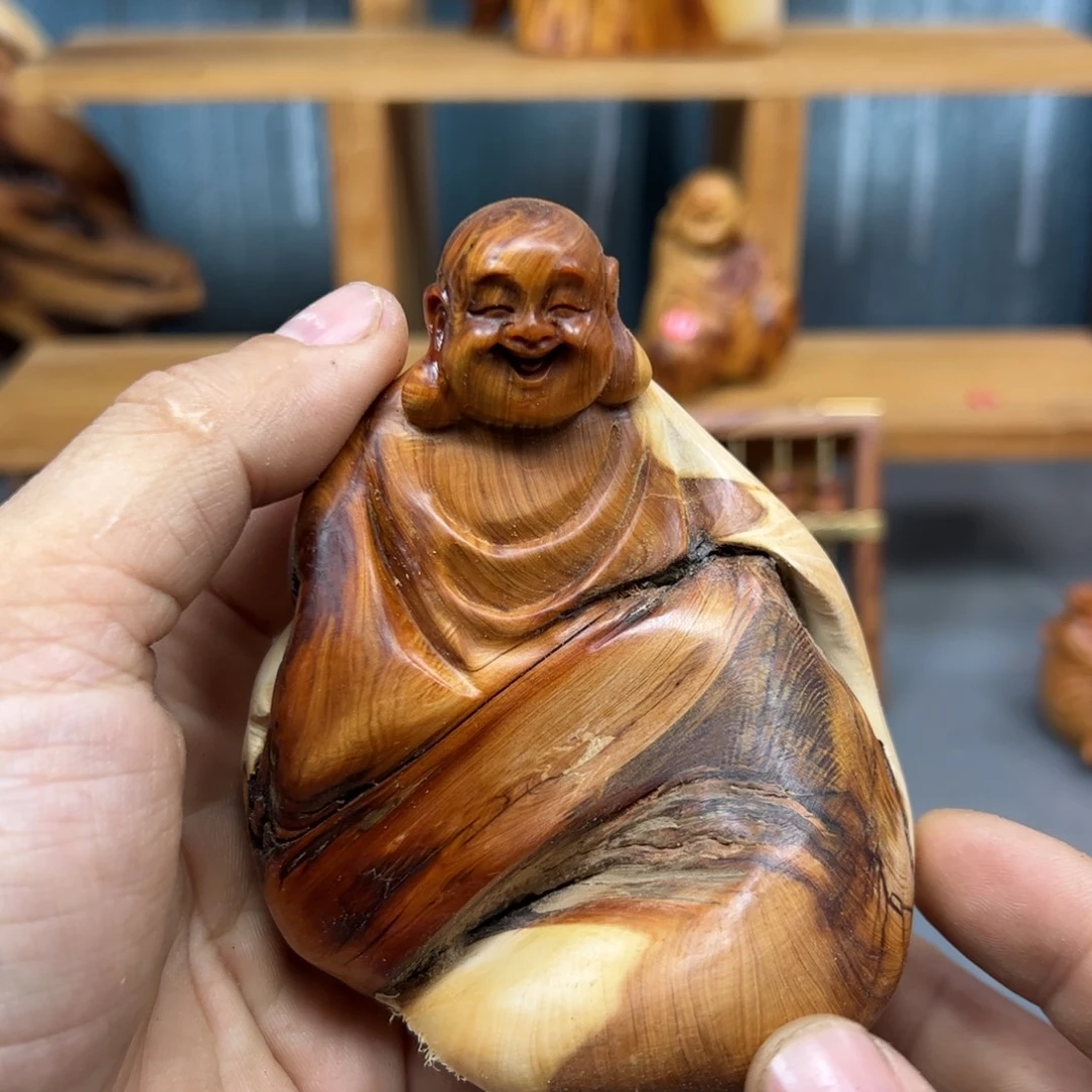 多****木崖柏木摆件手把件