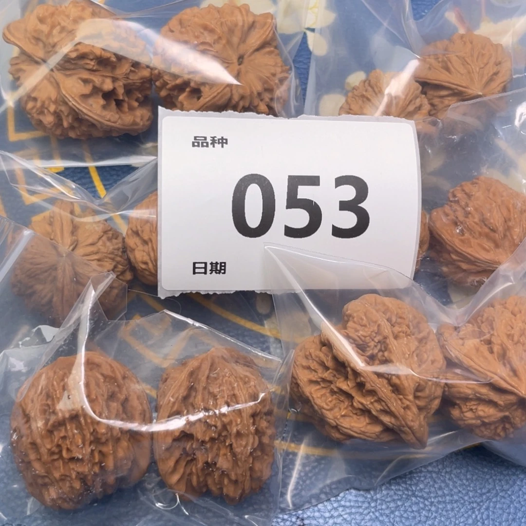 文玩核桃把件53号6对带练手蛙