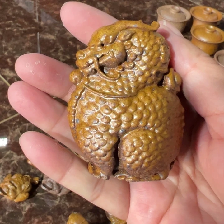 缸貔貅原谷烧高温粗瓷