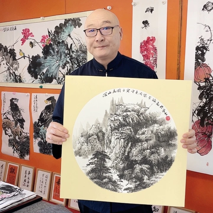 国画张圣敏先生纯手绘作品